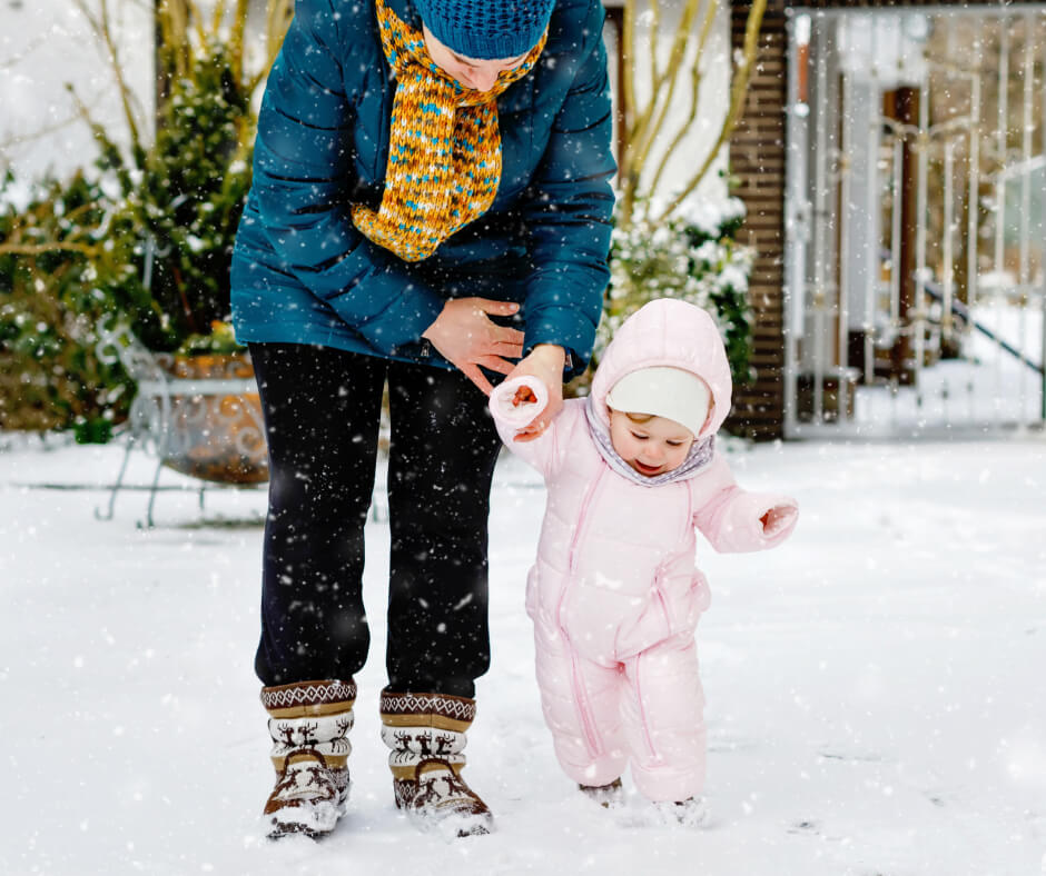toddler playing snow outdoor winter funtoddler playing snow outdoor winter fun